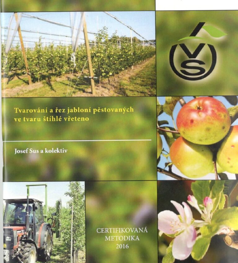 TVAROVANIE A REZ JABLONÍ PESTOVANÝCH V TVARE ŠTÍHLEHO VRETENA